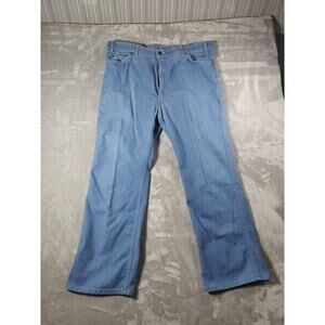 80s Levis 530 Orange Tab Bootcut Jeans W42xL30 Light Blue With-A-Skosh Cowboy